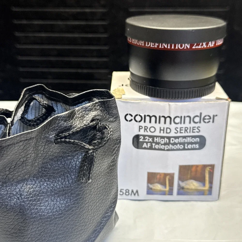Commander‎ Pro HD Series Lens - 58M 2.2x High Definition AF Telephoto Lens New